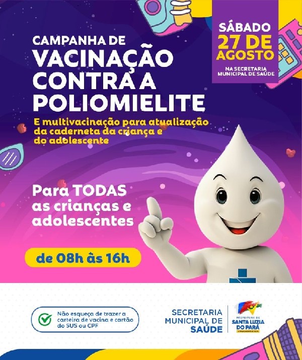 Campanha de vacinação contra a poliomielite